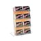 Azar Displays Angled Eight-Pocket Business/Gift Card Holder 8.5"W x 11"H, PK2 252048 - alternate 3